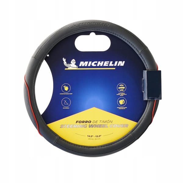 Michelin Rattstyre Sort/Rød M 36,8-39,4 cm til bil