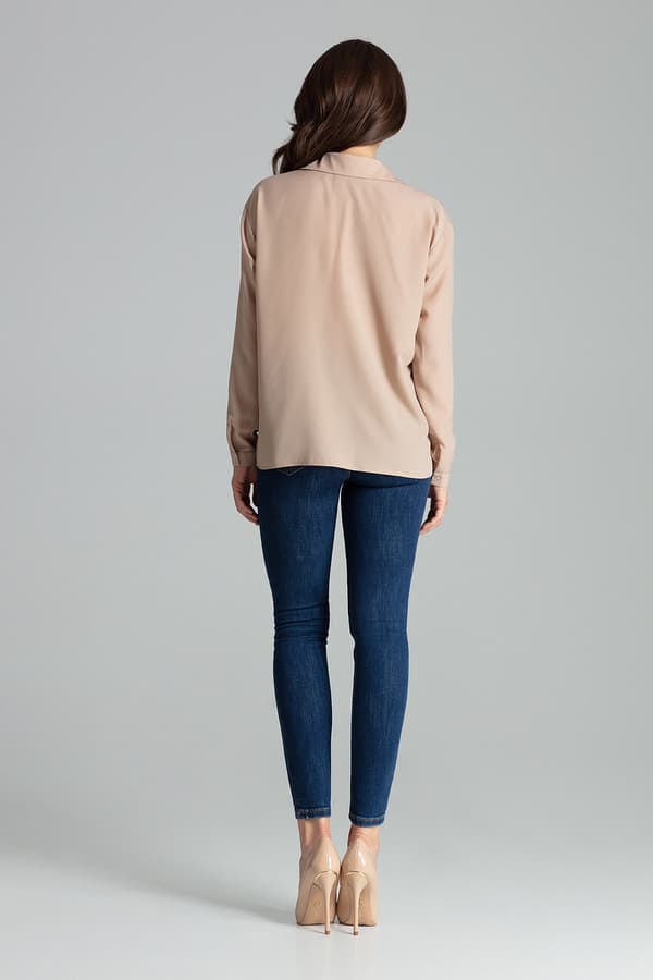 Skjorte L059 Beige S