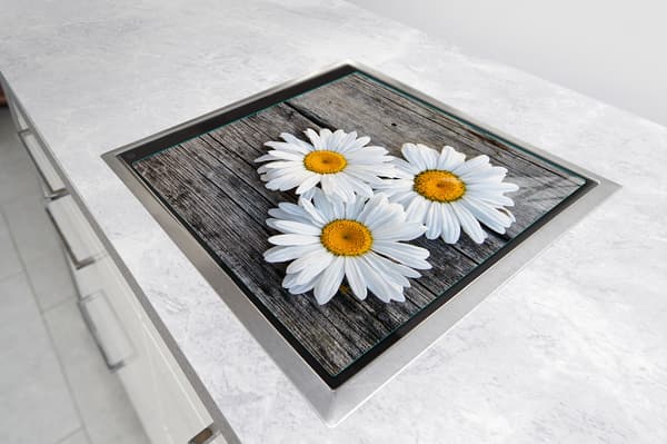 GLASSKYDDSPLÅT FÖR SPIS 50x52 DAISY