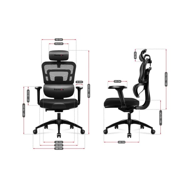 Huzaro Combat 7.0 Sort Gamingstol