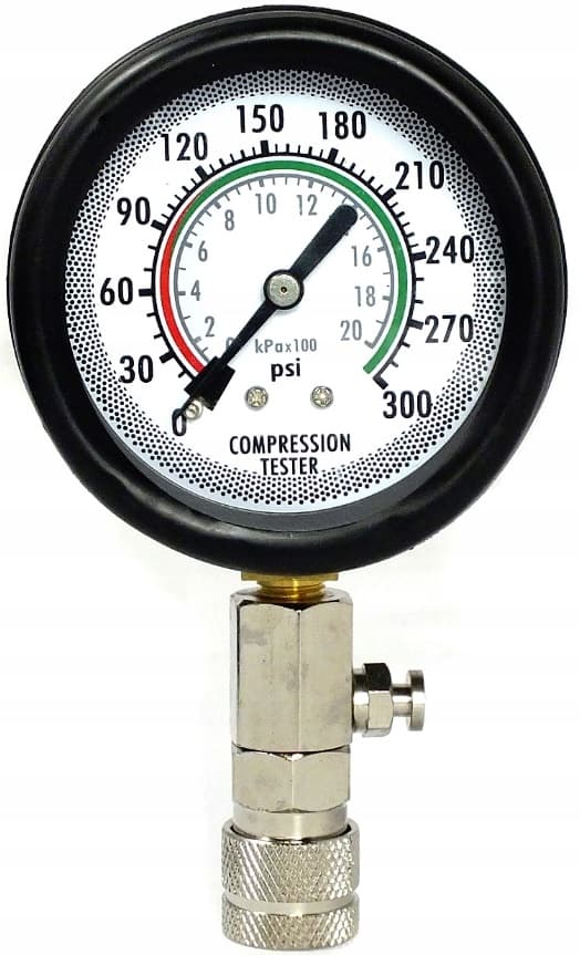 Falon-Tech FT4408 kompressionstrycksmätare, manometer med 8 elektroder.
