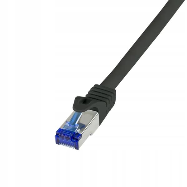 LogiLink C6A043S Cat.6A S/FTP Ultraflex patchkabel 1,5m sort