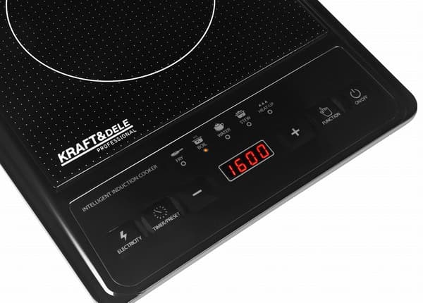 Modern 2000W induktionsspis | Kraft&Dele