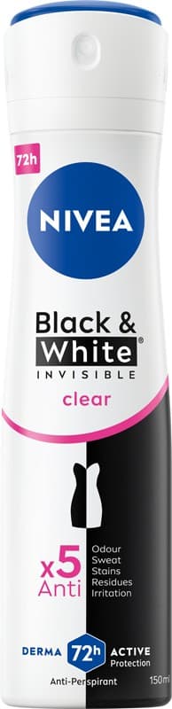 NIVEA Deodorant Spray til Kvinder INVISIBLE CLEAR 82237