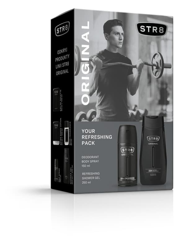 STR 8 Original Presentset (Deodorantspray 150ml + Duschgel 250ml)