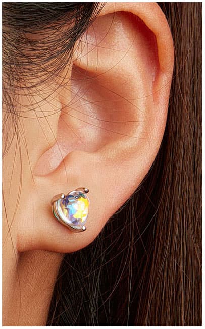Pendientes de Plata Pendientes de Corazón Plata 950