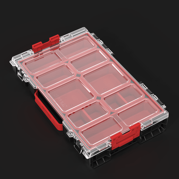 Qbrick system PRO Organizer 100 modulär verktygslåda med lock 5l