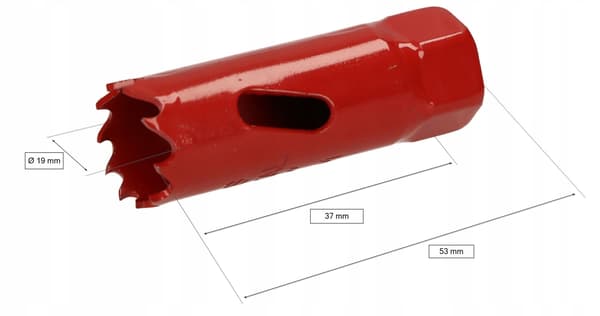 Bimetal hulsav 19mm dr-met
