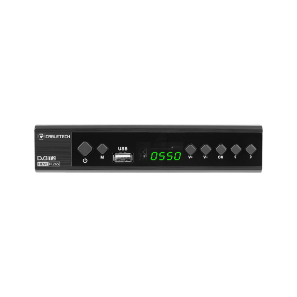 Cabletech DVB-T2 DVB-C HEVC H.265 10bit televisiotuner