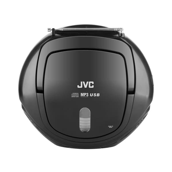 JVC RD-E221B Boombox musta, CD, USB, 2,6 W