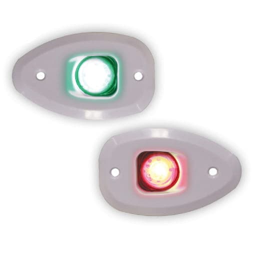 Navigationslys "MICRO LED 12" sorte, limet ind