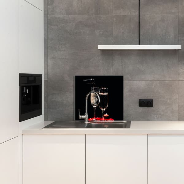 KEITTIÖN LASIPANEELI 65x60 Viini