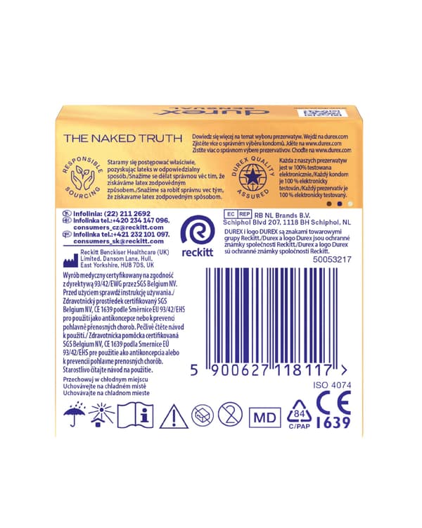 DUREX Sensual Super Thin -kondomit 1 pakkaus - 3 kpl
