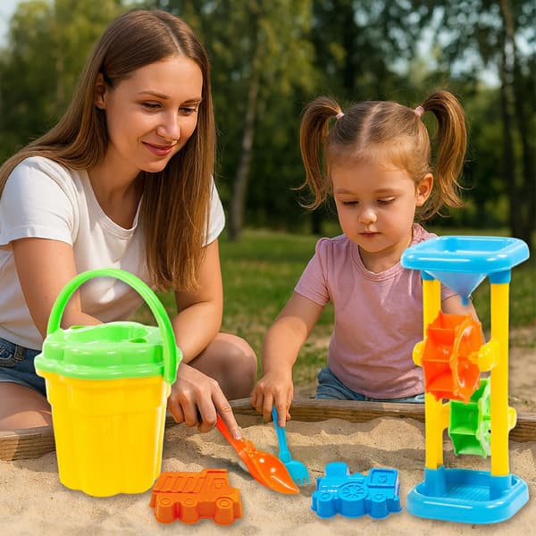 KÆMPE SAND SÆT SPAND OG RIVE MILL BEACH SÆT