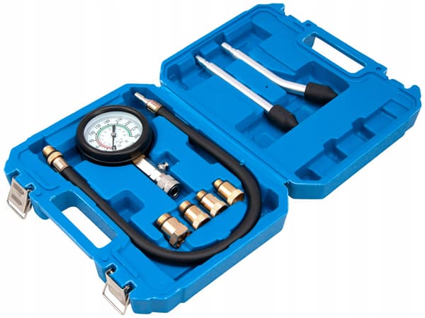 Falon-Tech FT4408 kompressionstrycksmätare, manometer med 8 elektroder.