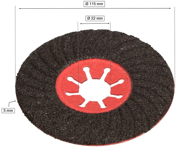 SUPERFLEX slibeskive 115 mm tyk 60