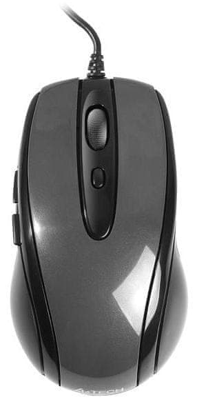 A4Tech N-708X V-Track kablet mus sort
