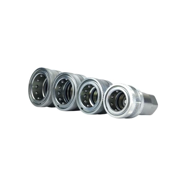 BSP 1/2" paddehat lynkobling, ISO A muffe