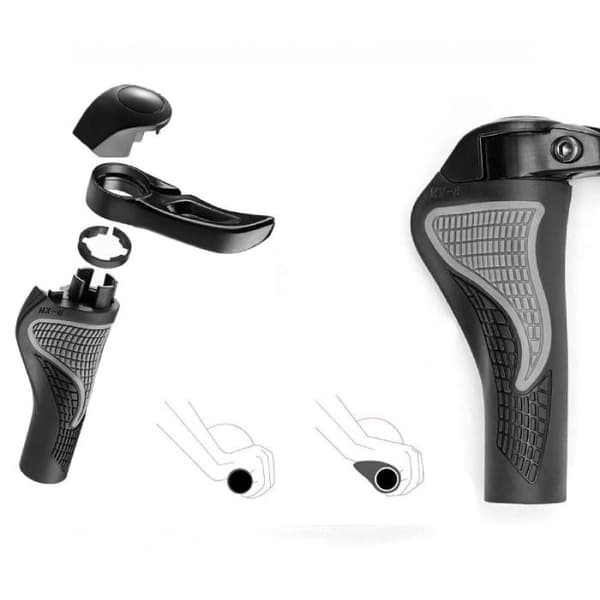 ROCKBROS Sorte Cykelgreb med Styrender (BT1008B)