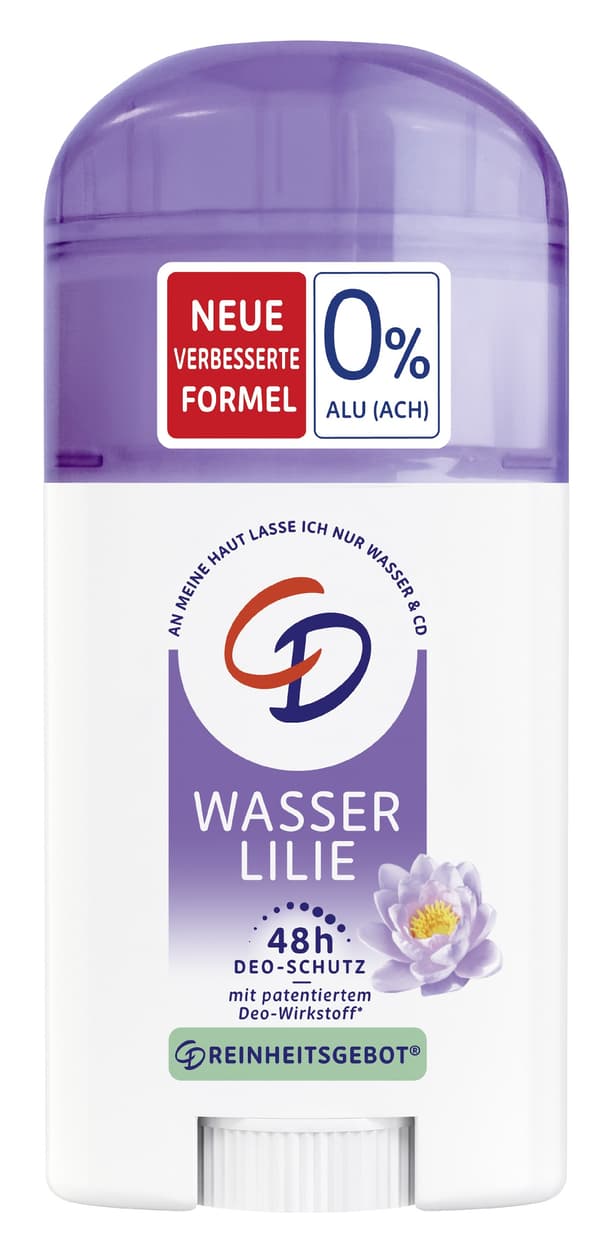 CD-deodoranttipuikko, vesililja, 40 ml