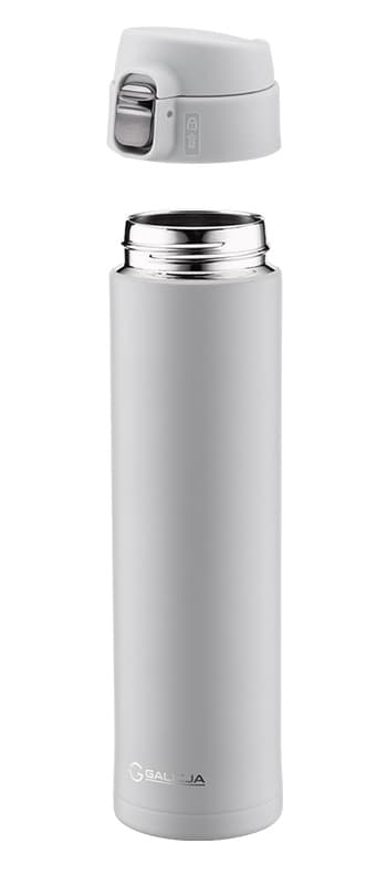 Termokrus, termokande, QUENTIN, 520 ml, rustfrit stål 18/10, plast, grå