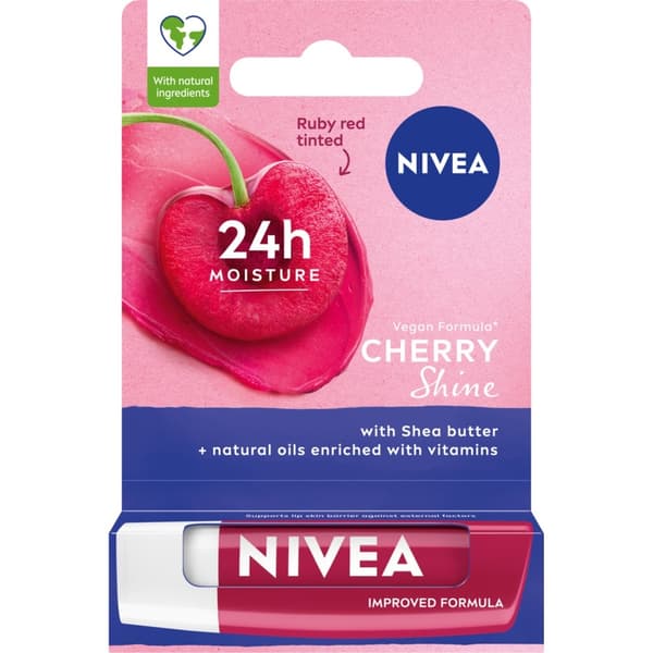 NIVEA LÄPPSTIFTSSKYDD CHERRY SHINE 85077&