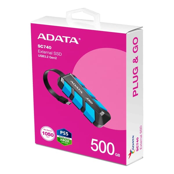 Adata SC740 500G U3.2C 1050/1000 MB/s SSD