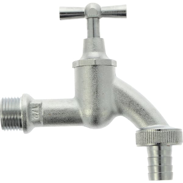 Messinghane, paddehatteformet, 3/4 tommer