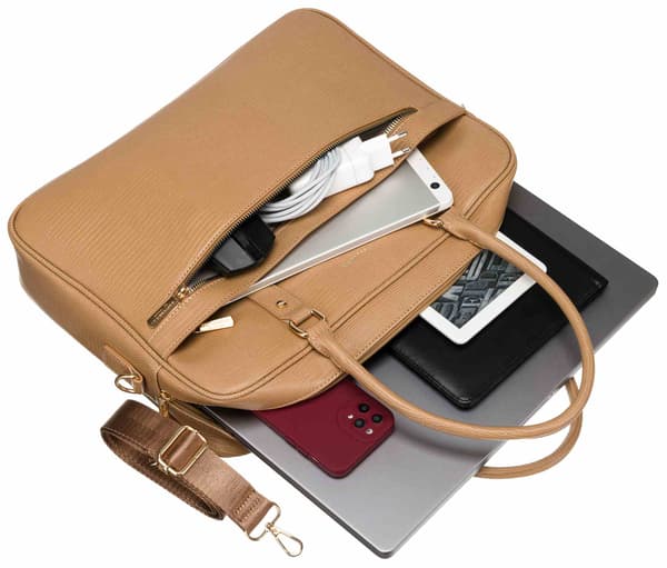PTN 1294-9671 Beige øko laptoptaske