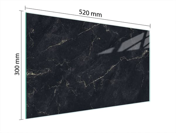 GLASSKÆREBRÆT 52x30 MARMOR