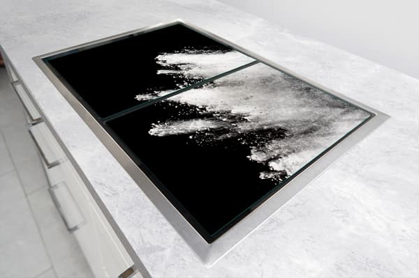 GLASBESKYTTELSESPLADE TIL KØKKEN 2x35x52 EKSPLOSION