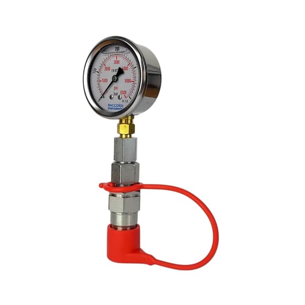 Mätsats, manometer 0-400 bar, snabbkoppling
