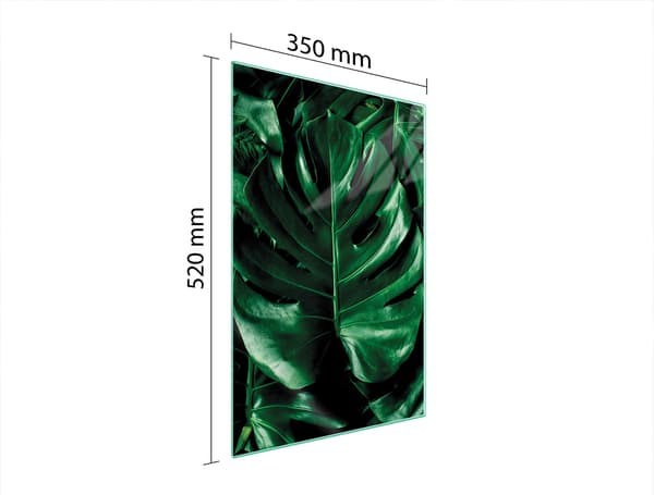 SKÄRBRÄDA I GLAS 35x52 MONSTERA