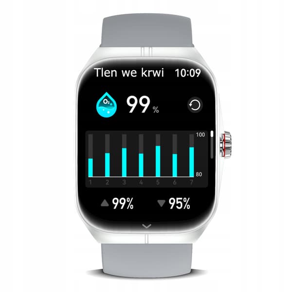 Wenom AMOLED NFC Bluetooth -älykello urheiluun, vedenpitävä Menu PL