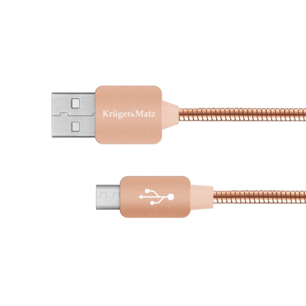 USB-kabel - Micro USB 1m Kruger&Matz KM0360
