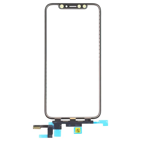 Berøringsglas + OCA-lim til iPhone XS (kort flex) med IC-controller