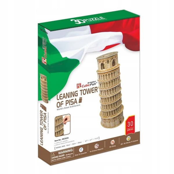 CUBIC FUN 3D-palapeli Pisan kalteva torni Cubicfun DA-21053