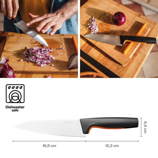 FISKARS FUNCTIONAL FORM Kockkniv för Hackning och Skivning 17 cm