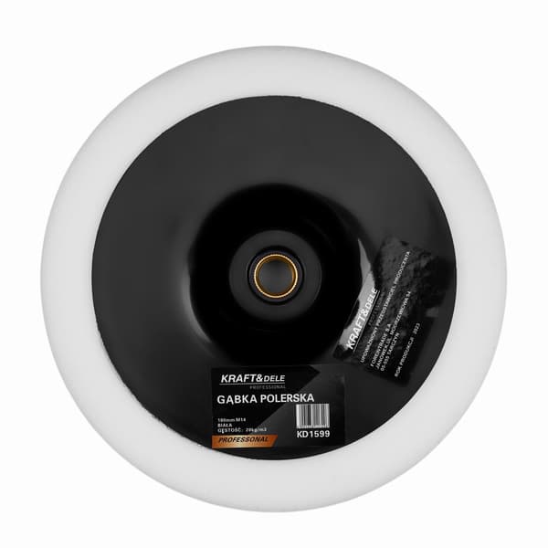 Polersvamp 180 mm Vit | Kraft&Dele