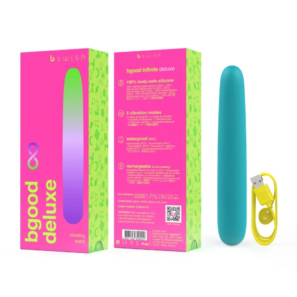 Swish Bgood Infinite Deluxe Nöjesstimulator Blå