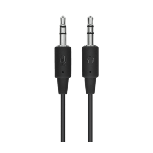 Logitech H110 Stereo Headset med ledning, 3,5 mm jackstik, sort/sølv