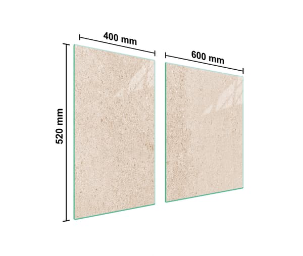 GLASTALLA OCH SKÄRBRÄDA 100x52 BEIGE