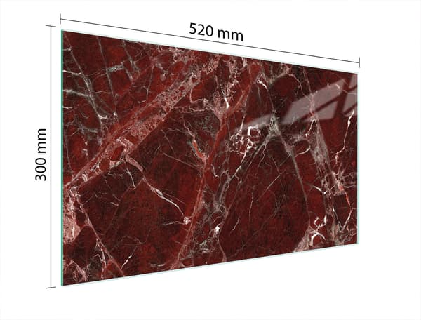 SKÄRBRÄDA I GLAS 52x30 MARMOR