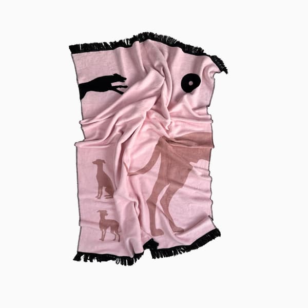 Bomuldstæppe IGGY Pink Lukier