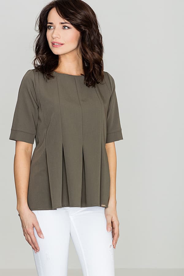Bluse K370 Olivengrøn S