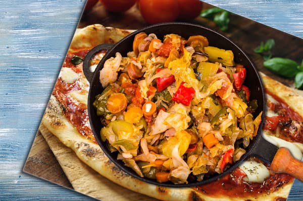 Lasinen suojalevy liedelle 60x52 Pizza