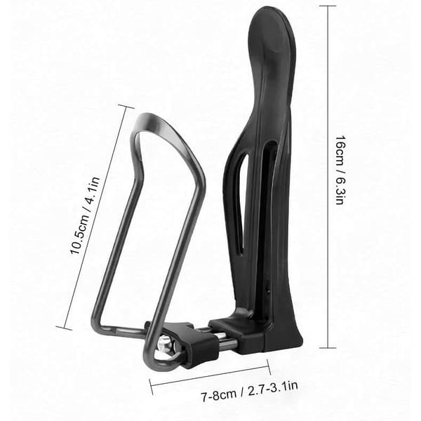 ROXAR flaskeholder i aluminium, sølv