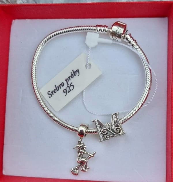 Berlocker till Pandora Witch Silver 925 MODA TRUSKY