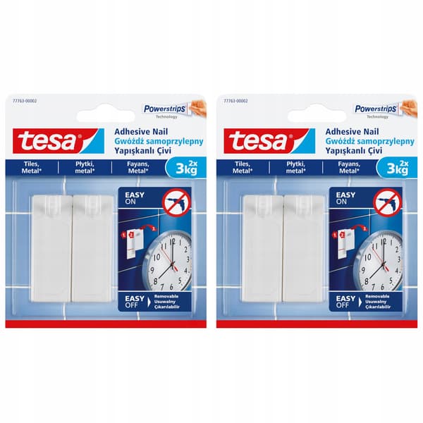 TESA selvklæbende søm til metalpladeplader 3 kg x 2
