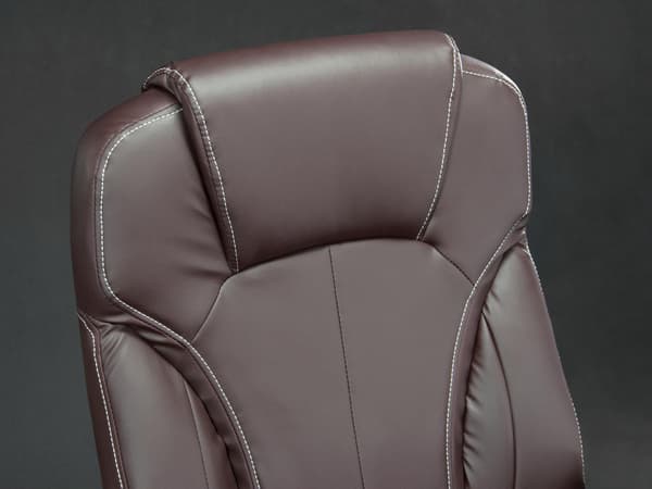 Sofotel EG-222 kontorstol i brun læder